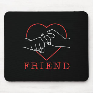 Asl Freund Süße Sprache Stolz Gehörlosigkeitsbewus Mousepad