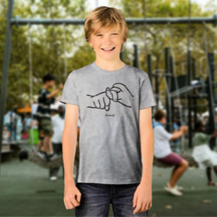 ASL Freunde Kinder T-Shirt – Freundschaft Tri-Blend Shirt