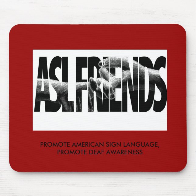 ASL-FREUNDE MOUSEPAD (Vorne)