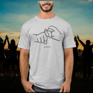 ASL-Freunde-Shirt – Gebärdensprache mit Herz T-Shirt