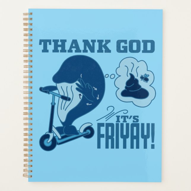 ASL Friday Design - Thank God It’s Friyay!  Planer (Vorderseite)
