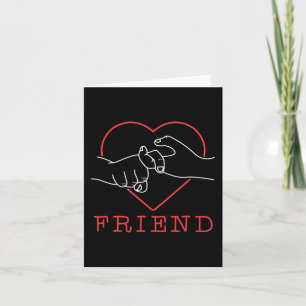ASL Friend Niedlich Language Pride Deaf Awareness Karte