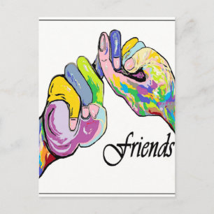 ASL Friends Postkarte