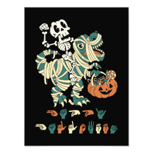 ASL Frohes Halloween II - Süße Grusel-Saison Fotodruck
