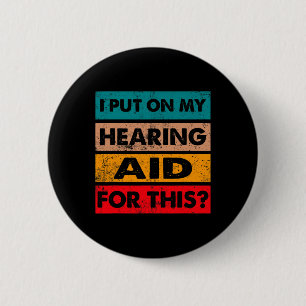 ASL Fun Deaf Pride Awareness Sign Sprachen Hearin Button