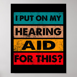 ASL Fun Deaf Pride Awareness Sign Sprachen Hearin Poster