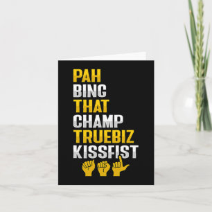 ASL Hand Gesture Deaf Hörverlust Bewusstsein 8 Karte