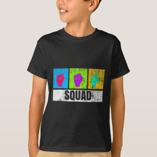 ASL-Handschrift für Deaf Stolz und Deaf Awa T-Shirt