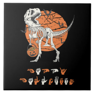 ASL Happy Halloween III - Niedliche Spooky-Saison Fliese