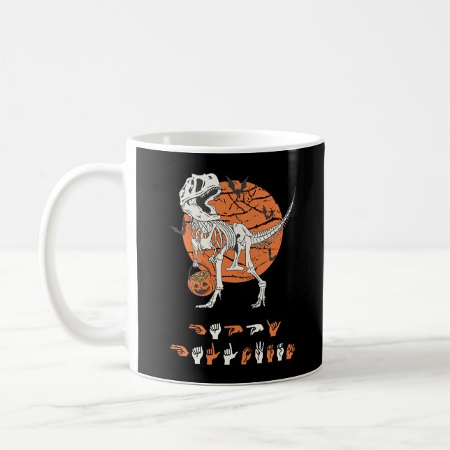 ASL Happy Halloween III - Niedliche Spooky-Saison Kaffeetasse (Links)