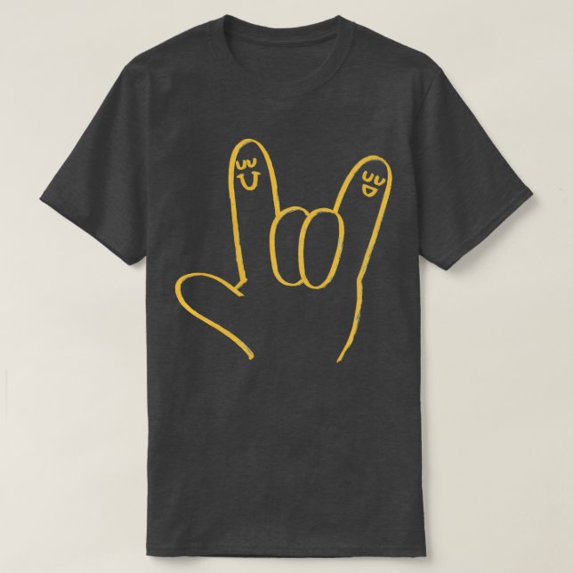 ASL I LIEBE 5 T-Shirt (Design vorne)