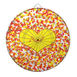 ASL-I Liebe Sie mit Herz von Shirley Taylor Dartscheibe