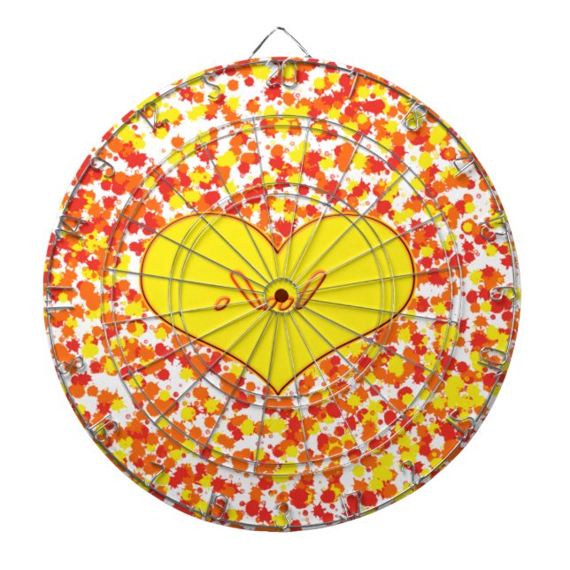 ASL-I Liebe Sie mit Herz von Shirley Taylor Dartscheibe (vorne)