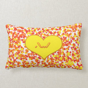 ASL-I-Liebe Sie mit Herz von Shirley Taylor Lendenkissen