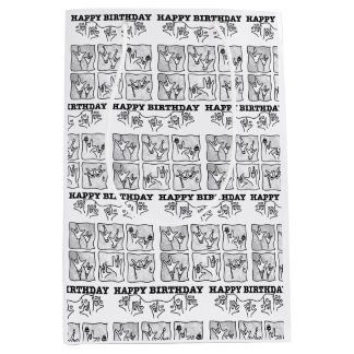 ASL ILY Obsession - Alles Gute zum Geburtstag!  Mittlere Geschenktüte