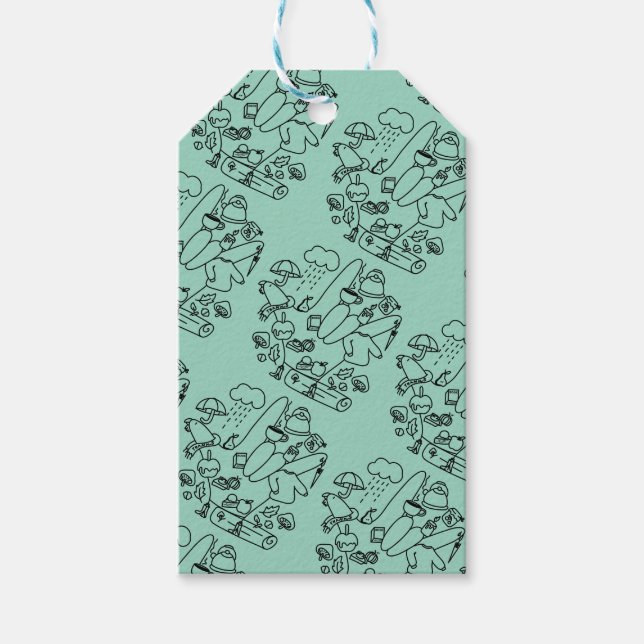 ASL ILY Thanks – Autumn Vibes  Geschenkanhänger (Vorderseite)