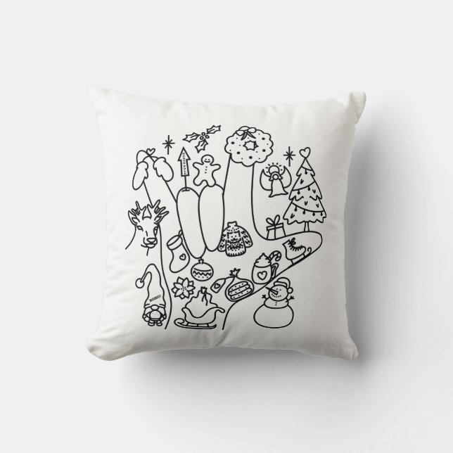 ASL ILY – Winter Vibes  Kissen (Vorderseite)