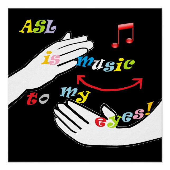 ASL ist Musik zu My EYES! Poster (Vorderseite)