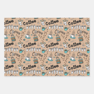 ASL Kaffee & Tee Geschenkpapier Set