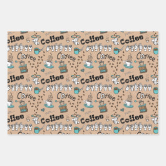 ASL Kaffee & Tee Geschenkpapier Set