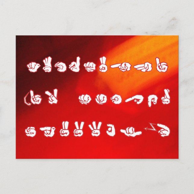 ASL kein L Rot für Weihnachten (Vorderseite)