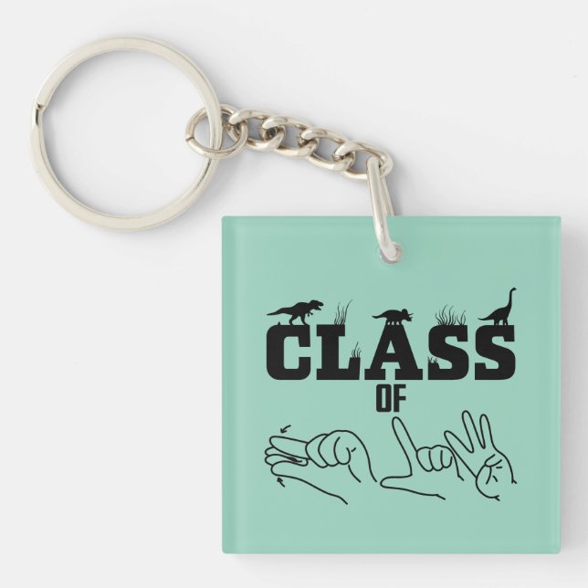 ASL - Klasse 2026 - Abschluss ASL Design T-Shir Schlüsselanhänger (Vorderseite)