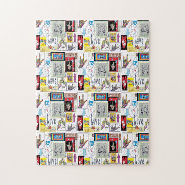 Asl-Kunst-Gemisch Puzzle (Vertikal)