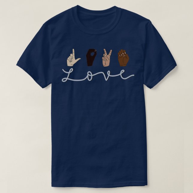 ASL-Liebe 11 T-Shirt (Design vorne)