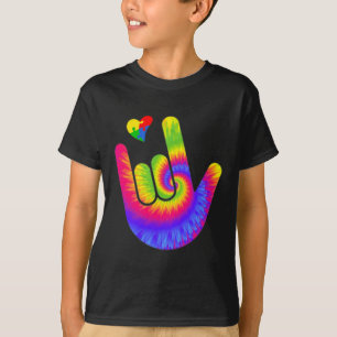 ASL Liebe Gebärdensprache Handautismus Bewusstsein T-Shirt