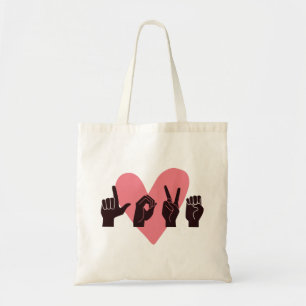ASL Liebe IV - Valentinstag Tragetasche