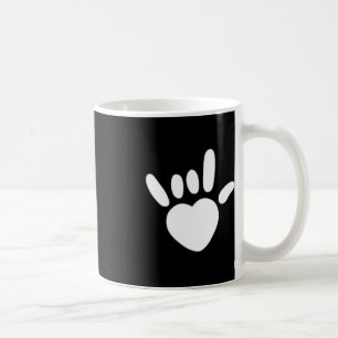 ASL Liebe Sign American Sign Language Deawarenes Kaffeetasse