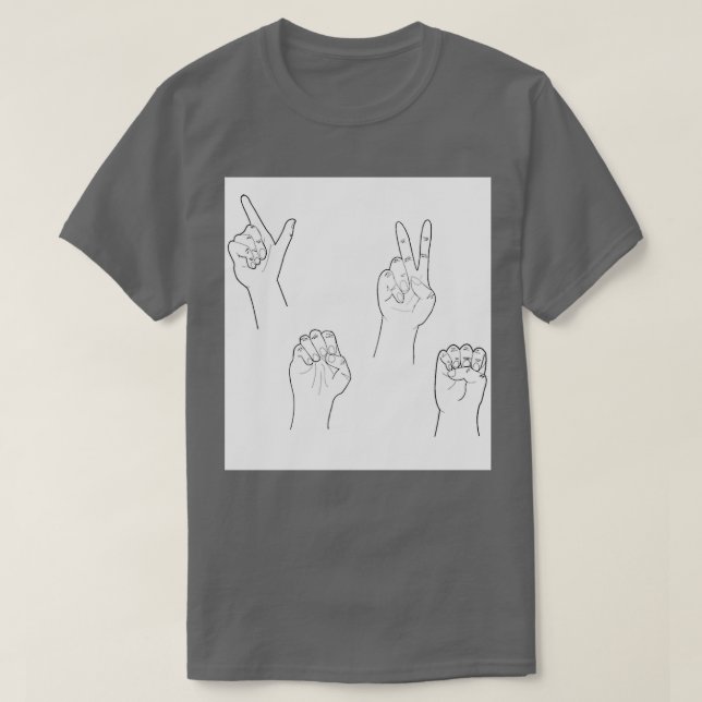 ASL-Liebe T-Shirt (Design vorne)