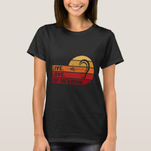 Asl Live Love Lippenlesen Gebärdensprache Gehörlos T-Shirt