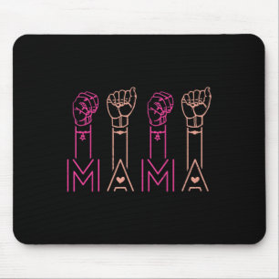 Asl Mama Amerikanische Gebärdensprache Gehörlosigk Mousepad
