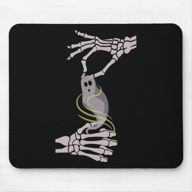 Asl Skelett Hände Geist Gruselig Halloween  Mousepad (Vorne)
