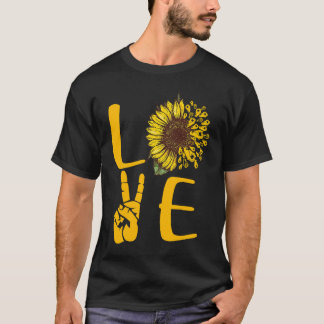 ASL Sonnenblumen T-Shirts für Frauen Liebe ASL Slo