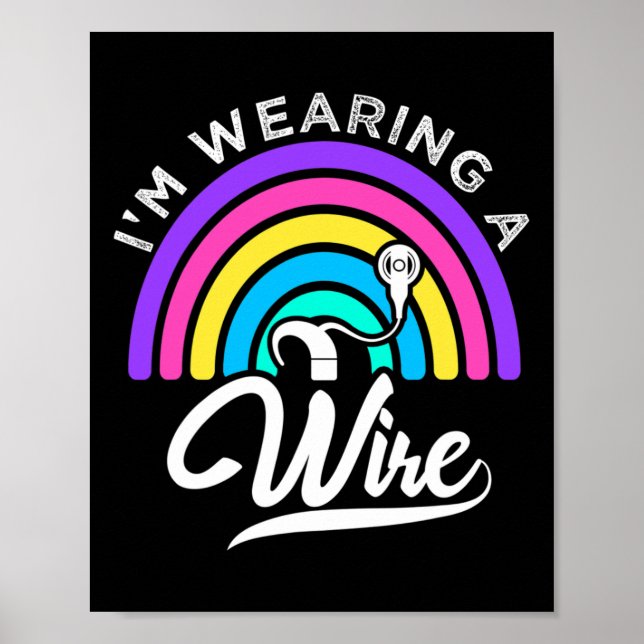 ASL-Spaß beim Hören von beeinträchtigtem Tod vor K Poster (Vorne)