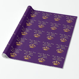 Asmall Crown Geschenkpapier