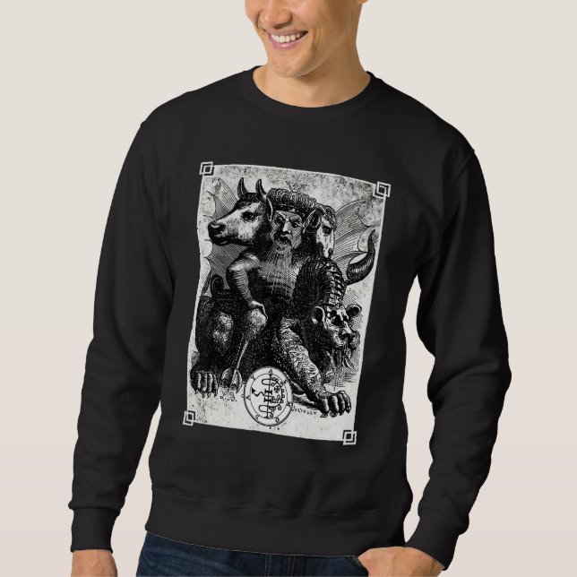 Asmoday Asmodeous Asmodai Devil Goetia Devil Princ Sweatshirt (Vorderseite)