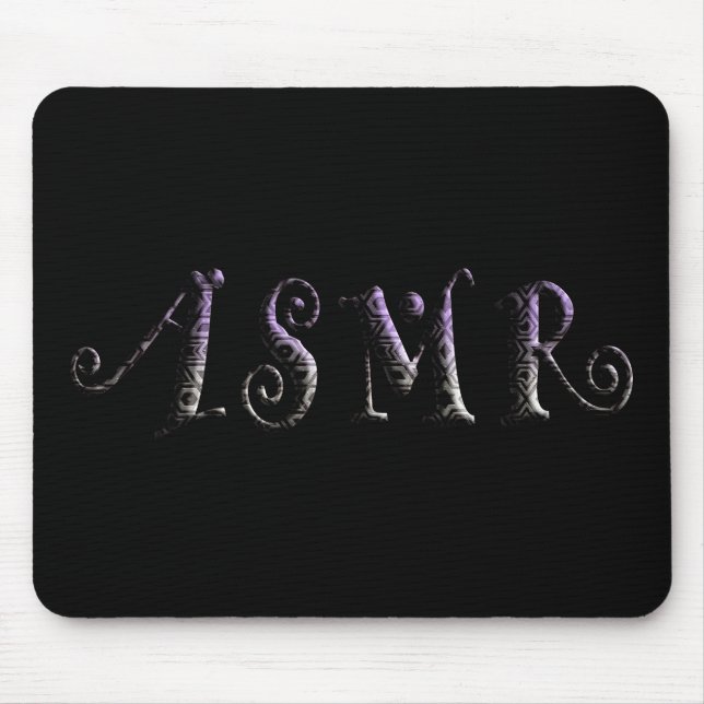 ASMR-3D-Text Mousepad (Vorne)