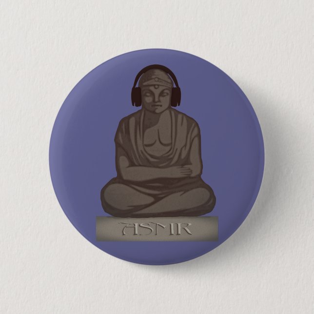 ASMR Buddha Button (Vorderseite)