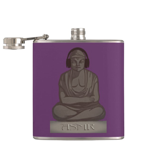 ASMR Buddha Flachmann (Geöffnet)