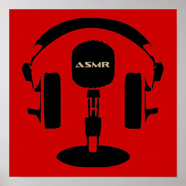 ASMR-Logo Poster (Vorne)