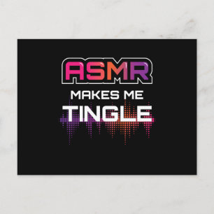ASMR macht mich zum Tingle Postkarte
