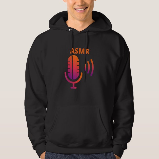 Asmr Zeug Asmr Mikrofon Hoodie (Vorderseite)