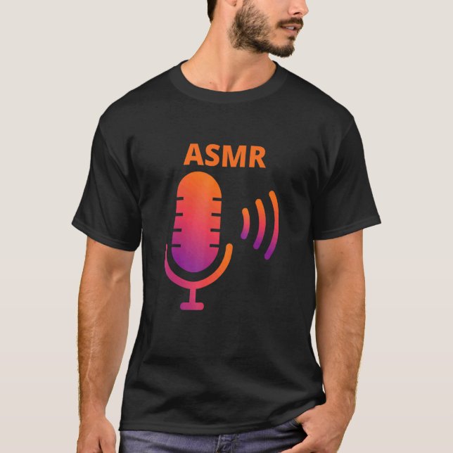Asmr Zeug Asmr Mikrofon T-Shirt (Vorderseite)