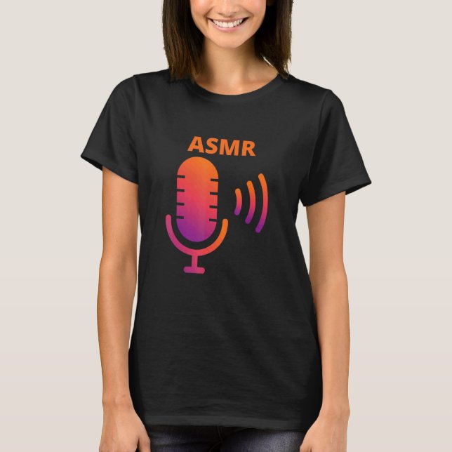 Asmr Zeug Asmr Mikrofon T-Shirt (Vorderseite)