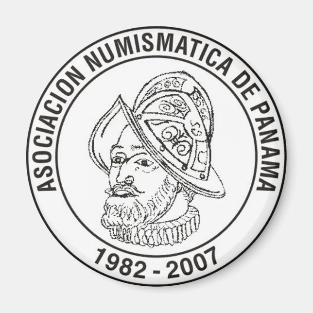 Asociación Numismática De Panamá imán Magnet (Vorne)