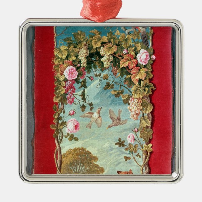 Äsops Fabel der Fox und die Trauben Ornament Aus Metall (Vorne)