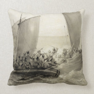 Asow-Kosake-Boarding ein türkischer Seeräuber voll Kissen